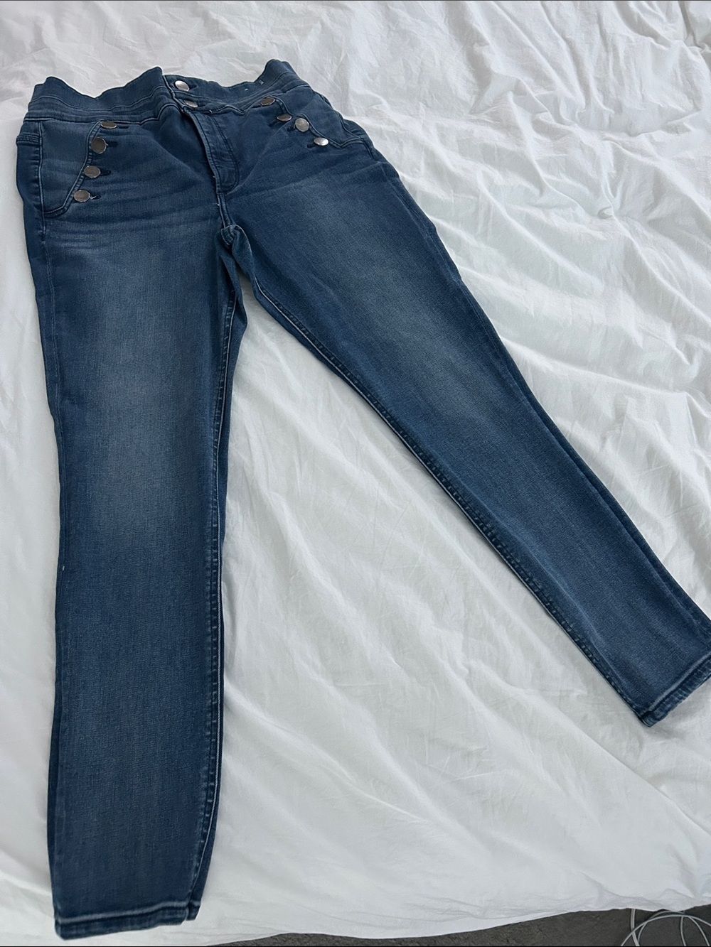 Express Dark Wash Skinny Jeans for Women